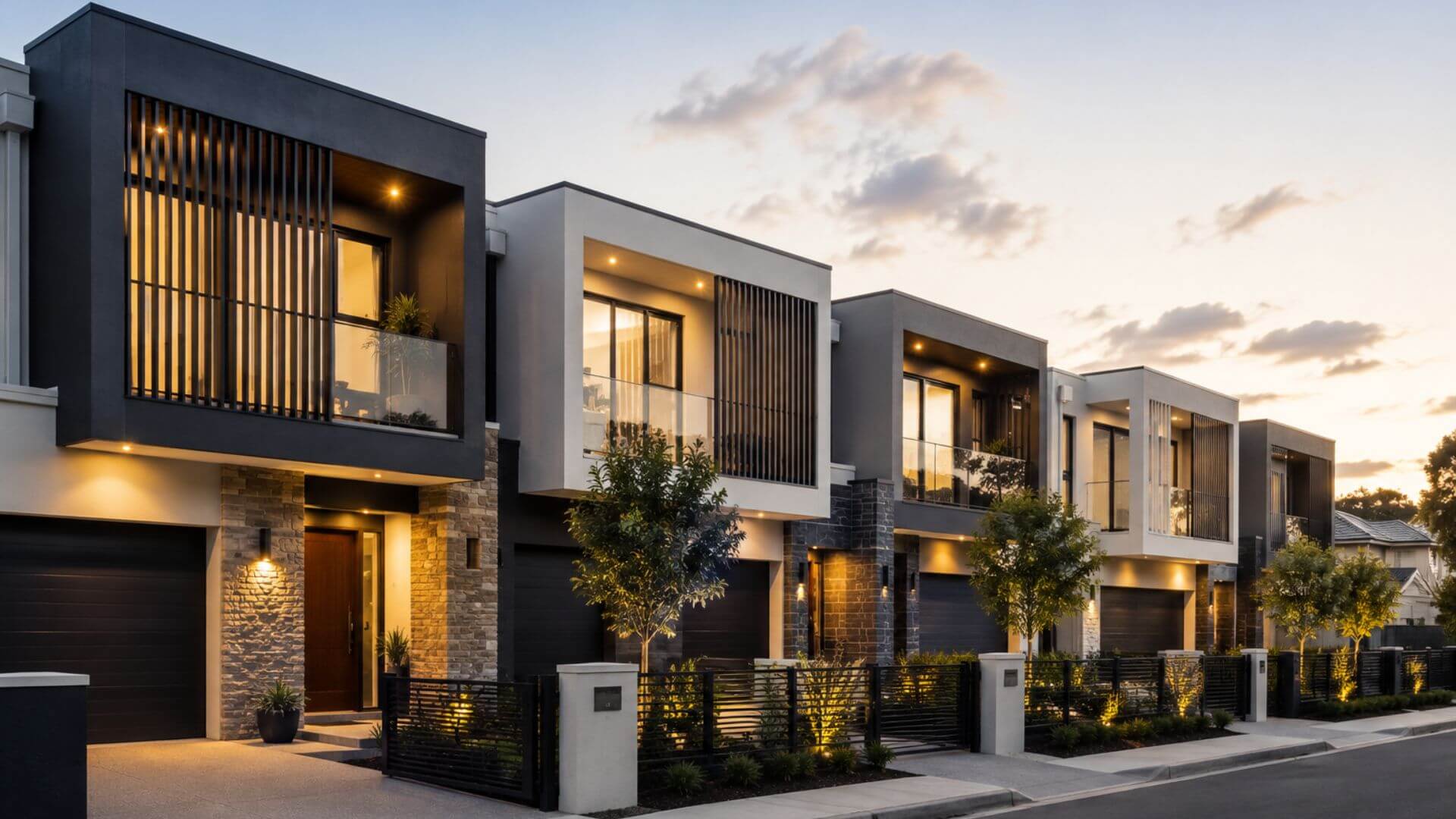 Aerial view of high-end Adelaide homes, highlighting the location and property features investors consider when comparing the best suburbs for investment.